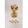 Support main courante anneau laiton pour cordage - 30 mm