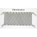 Filet de pêche Tramail longueur 25m – maille 50mm - 100 mm étirée - Hauteur 1M80