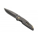 COUTEAU HERBERTZ TOUT INOX NOIR 12CM