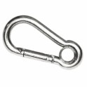 Mousqueton inox avec oeil - 8