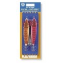 Bas de Ligne pret a pecher  2 TURLUTTES SEICHE ENCORNET ROSE/ORANGE 