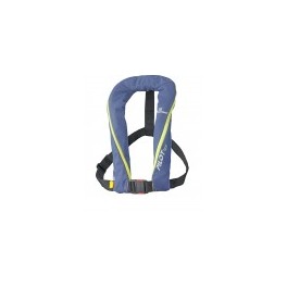 GILET GONFLABLE PILOT 165N ZIP MANUEL BLEU 