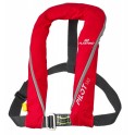 GILET GONFLANT PILOT 165 ZIP ROUGE HAMMAR PLASTIMO