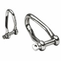 Manille inox torse - 6Mm