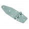2 CHARNIERES SEMI OVALE INOX 125x40 mm