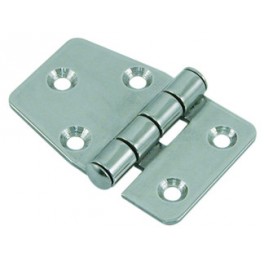 2 CHARNIERES SEMI HEXAGONALE INOX316 61x40 mm