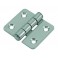 2 CHARNIERES CARRE INOX 316 46x40 mm