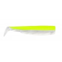 LEURRE FIIISH 3 corps Jaune Fluo /  Blanc  Black Minnow 120