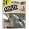 2 tetes plombées FIIISH CRAZY SAND EEL 100 Vert Nacré - Shore 5g CSE100  