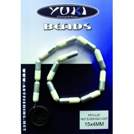 PERLES YUKI FLOTTANTES TUBE 07 ARGENT ---ndd