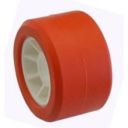 GALET 100 BI-MATIERE ROUGE - 50x100 mm A21,5 pour remorque - MECT-06101