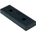 PATIN GM 020 NOIR - 300x100 mm pour remorque - MECT-07120