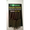 Korda Silicone Sleeves - Muddy Brown ---ndd