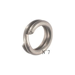 ANNEAUX BRISES RENFORCES SPLIT RING MEDIUM 7 SILV 90lb - DECOY