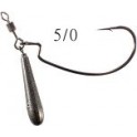 TETES PLOMBEES DECOY WORM 217 ZERO DAN 5/0 - 7 GR  (2/pack) ---ndd