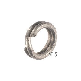 ANNEAUX BRISES RENFORCES SPLIT RING MEDIUM 5 SILVER V 60lb – DECOY