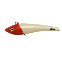 LEURRE HALCO MEET MAX 130 WHITE RED HEAD