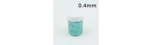 Paillettes rondes 0,4 mm