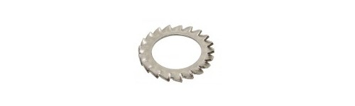 Rondelle eventail inox