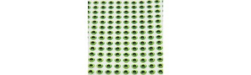 YEUX 3D - CHARTREUSE - TETES PLOMBEES