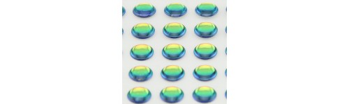 YEUX 3D - IRISE - TETES PLOMBEES